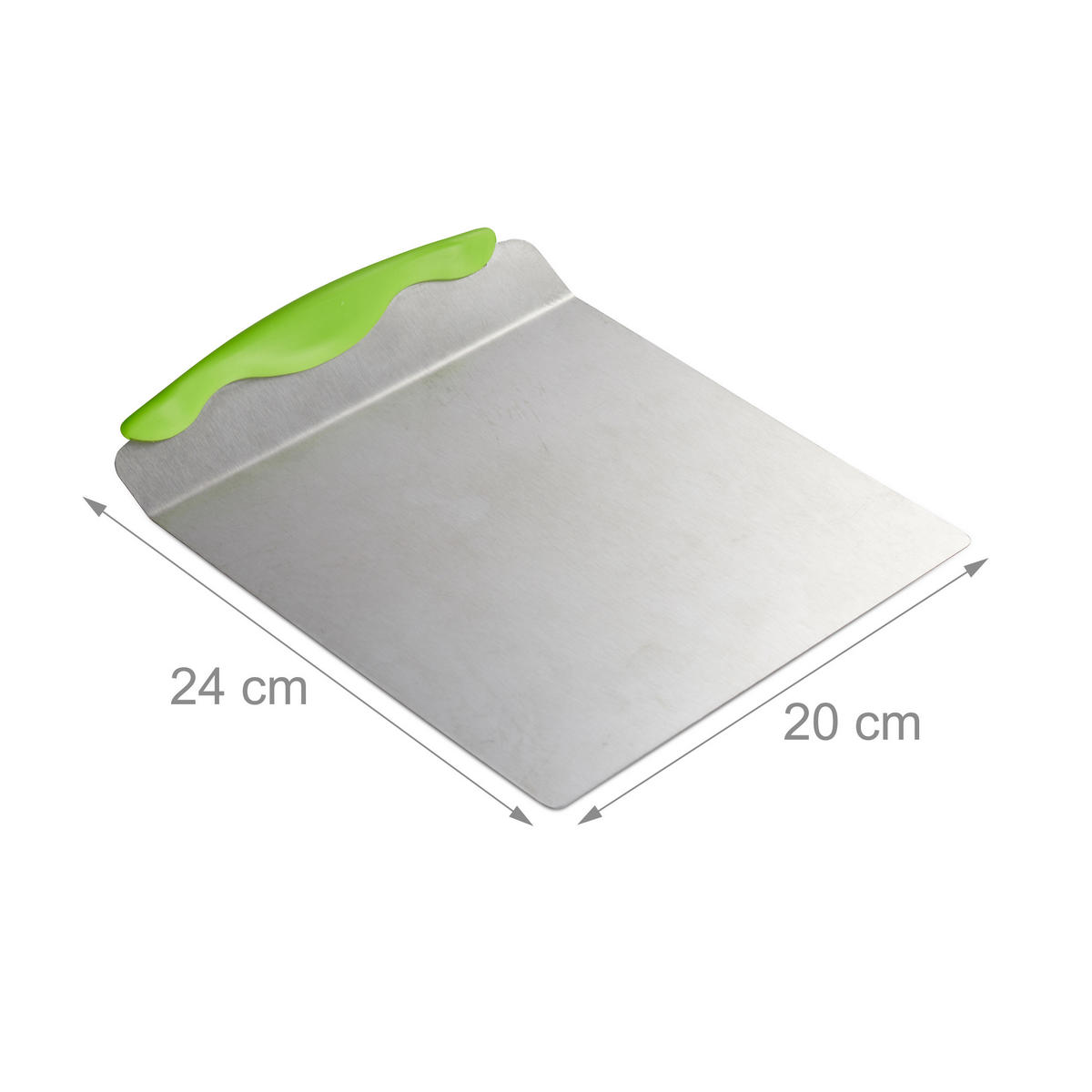 ZDVIHÁK na torty - strieborná, kov/plast (24.5cm) - Relaxdays