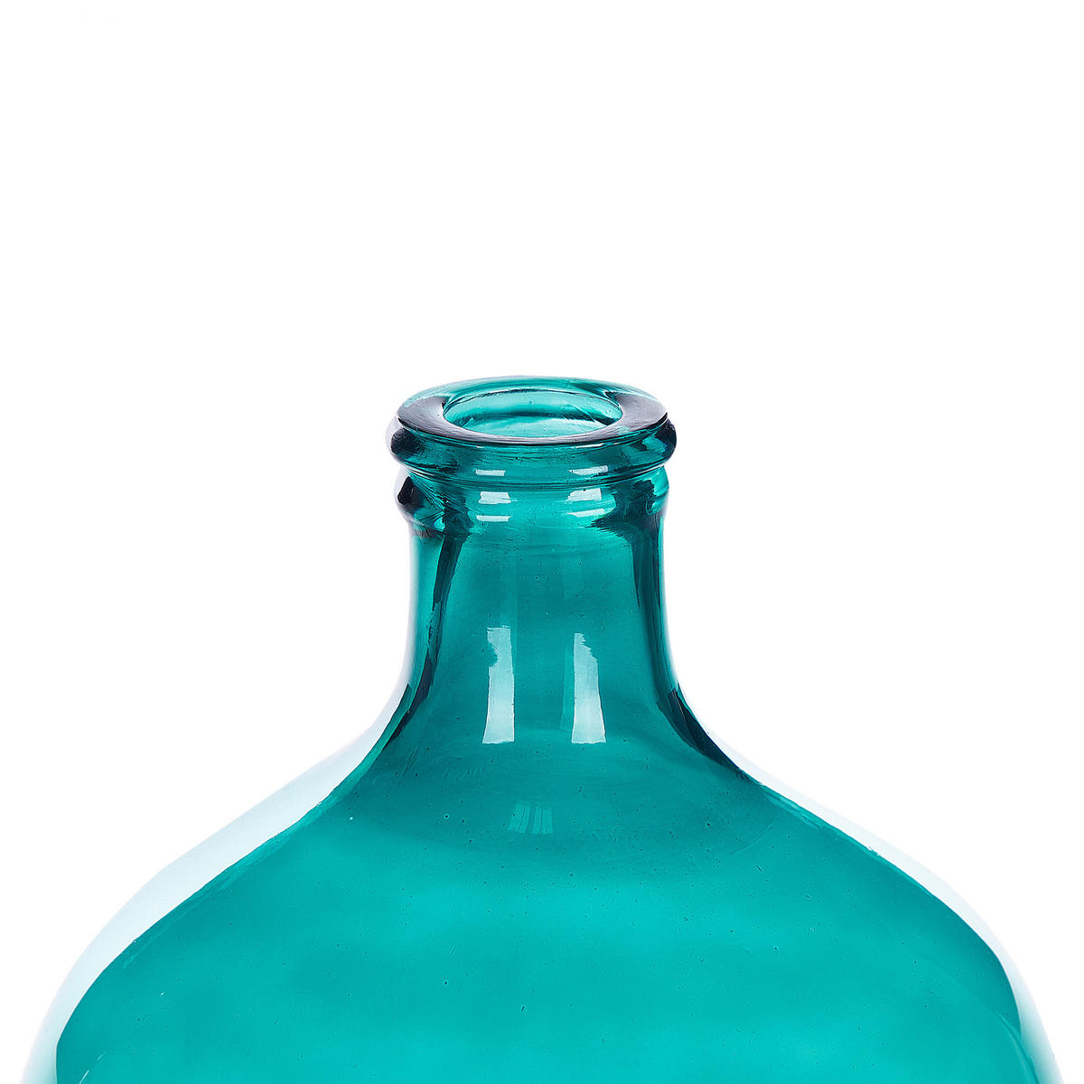DEKOVASE Glas blau Samosa - Blau, Glas (48cm) - Beliani