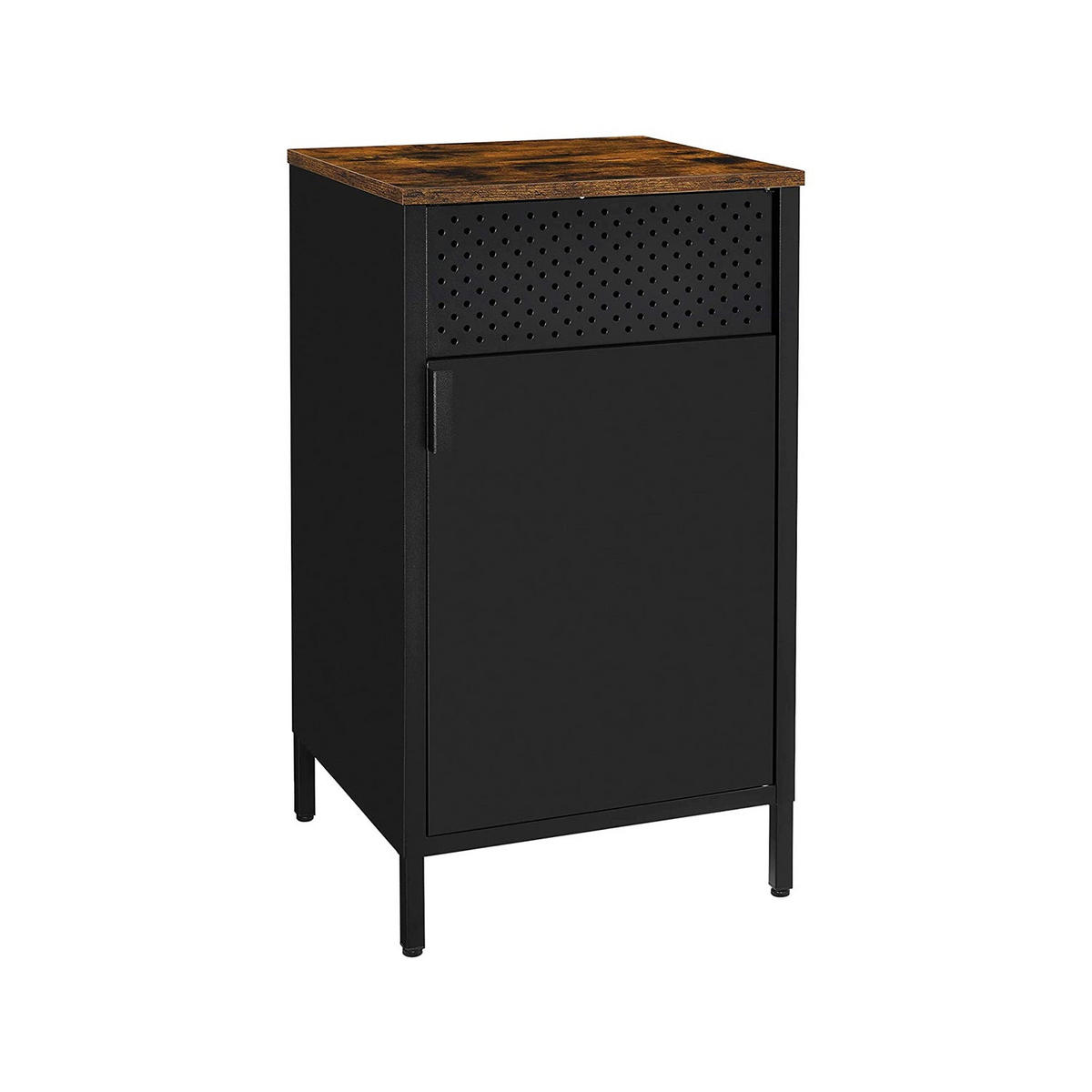 NACHTTISCH BEISTELLSCHRANK - Braun, Holzwerkstoff (40/76/42.5cm) - Hansiro