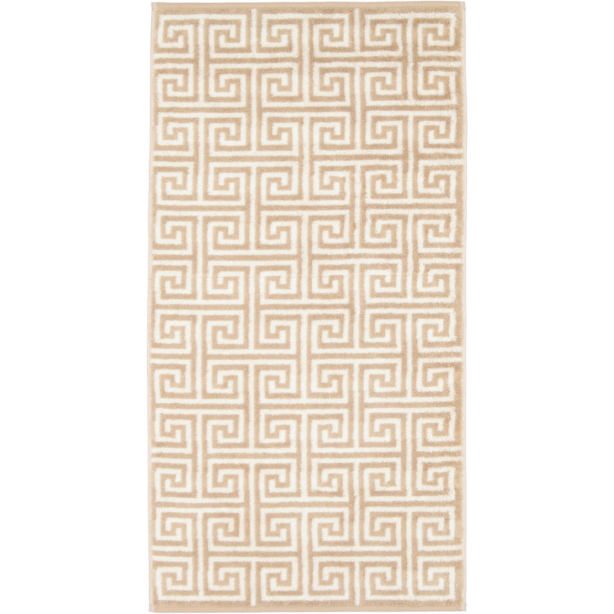 WASCHHANDSCHUH NOBLESSE ELEGANCE ALLOVER 1088 SAND - 33 - Beige, Textil (16/22cm) - Cawoe