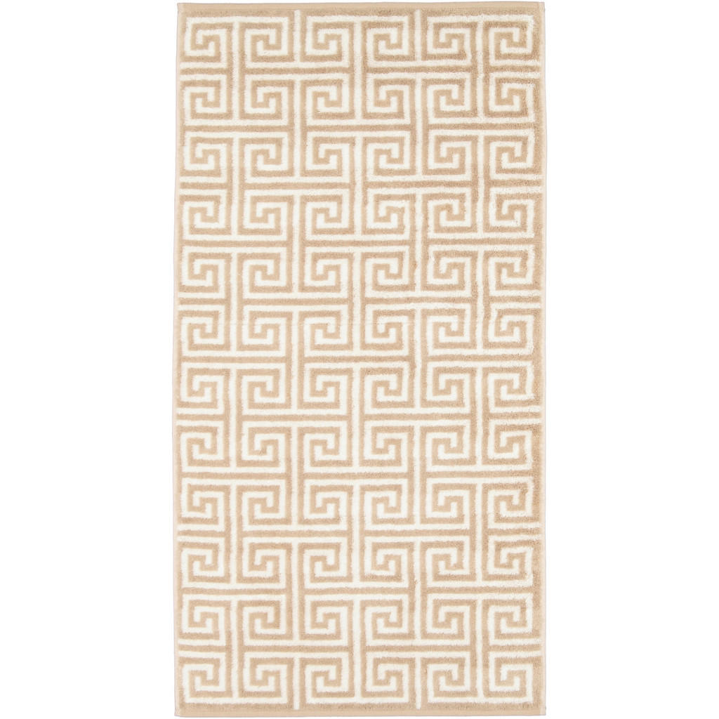 Thumbnail - Cawoe Waschhandschuh, Beige, Textil, Grafikmuster, 16x22 cm, Badtextilien, Waschlappen