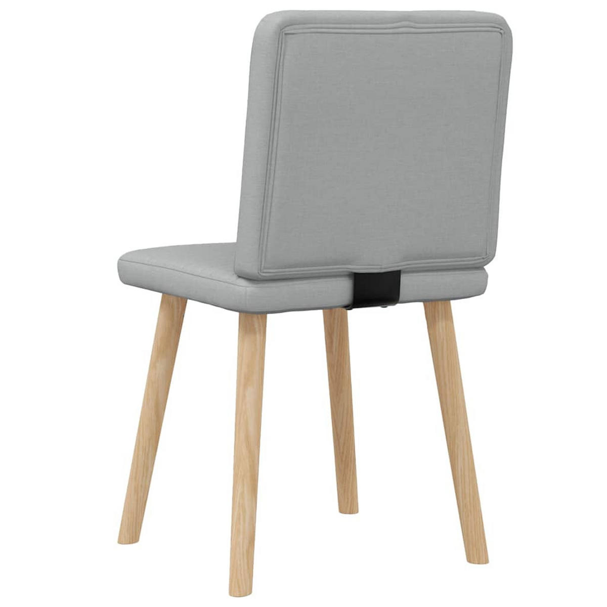 ESSZIMMERSTÜHLE 2 Stk. Hellgrau Stoff 45*54*86cm - Grau, Metall (45/86/54cm) - ZMH