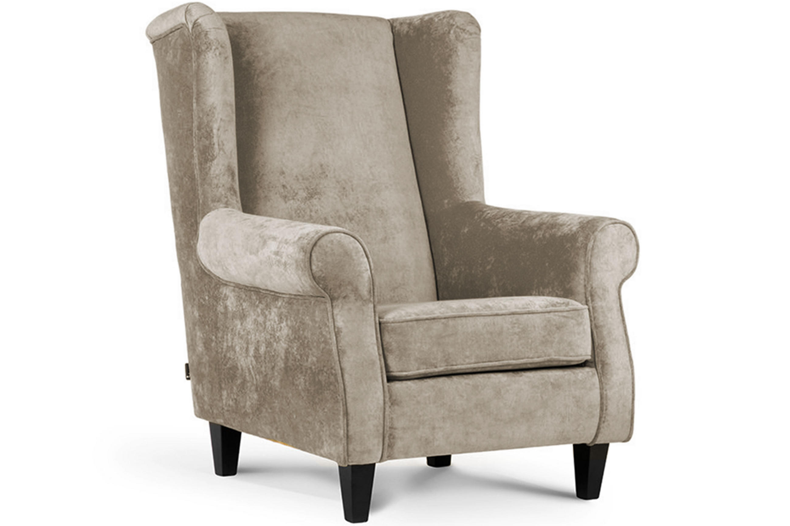 Konsimo® Ohrensessel Beige 82x105x97 cm