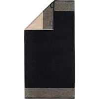 HANDTÜCHER LUXURY HOME TWO-TONE 590 SCHWARZ - 93 - Schwarz, Textil (50/100cm) - Cawoe