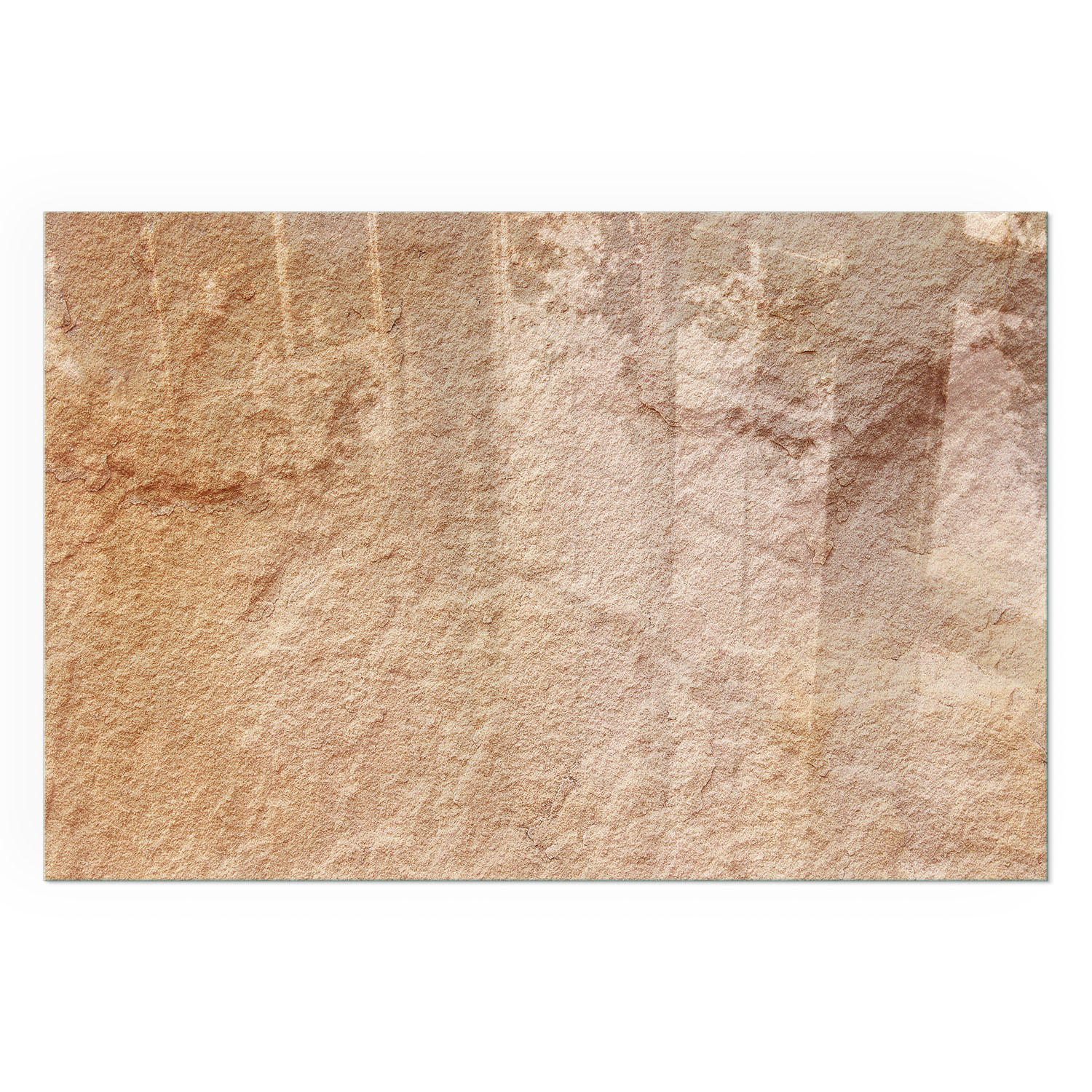 GLASPLATTE für Kamin 120x80 cm - Beige, Glas (120/80/0.4cm) - TULUP