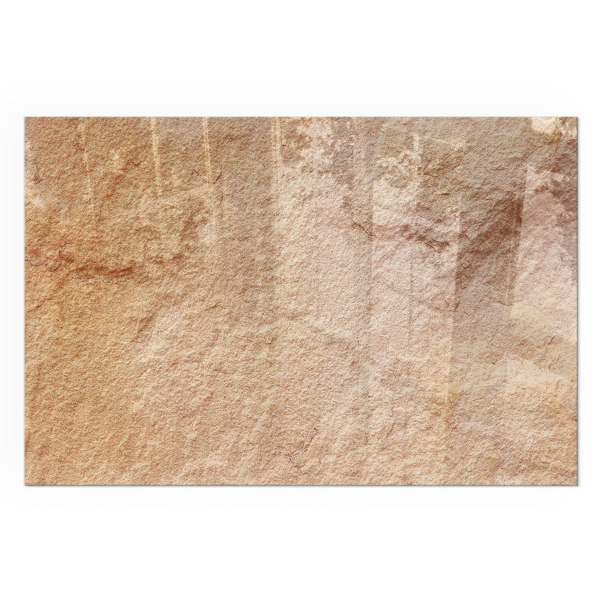 GLASPLATTE für Kamin 120x80 cm - Beige, Glas (120/80/0.4cm) - TULUP