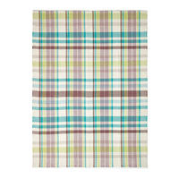 HANDWEBTEPPICH Wilson, Baumwolle kariert 120/170 cm - Multicolor, Textil (120/170cm) - Homescapes