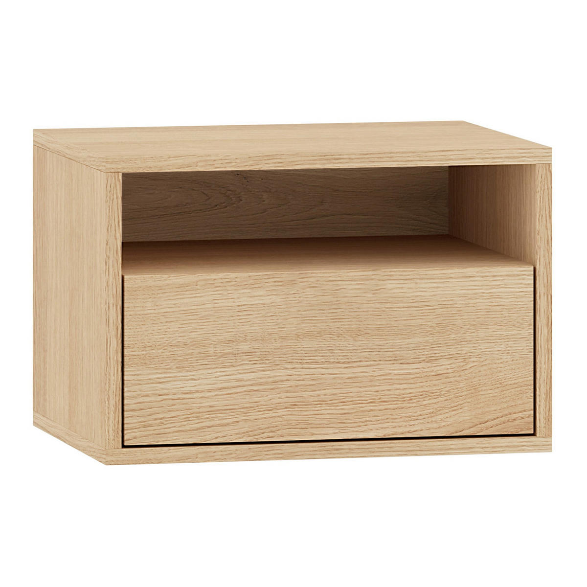 NACHTTISCH HEGGERS Eiche Mavelie 45 cm - Eichefarben/Beige, Holzwerkstoff (45/30/33cm) - Selsey