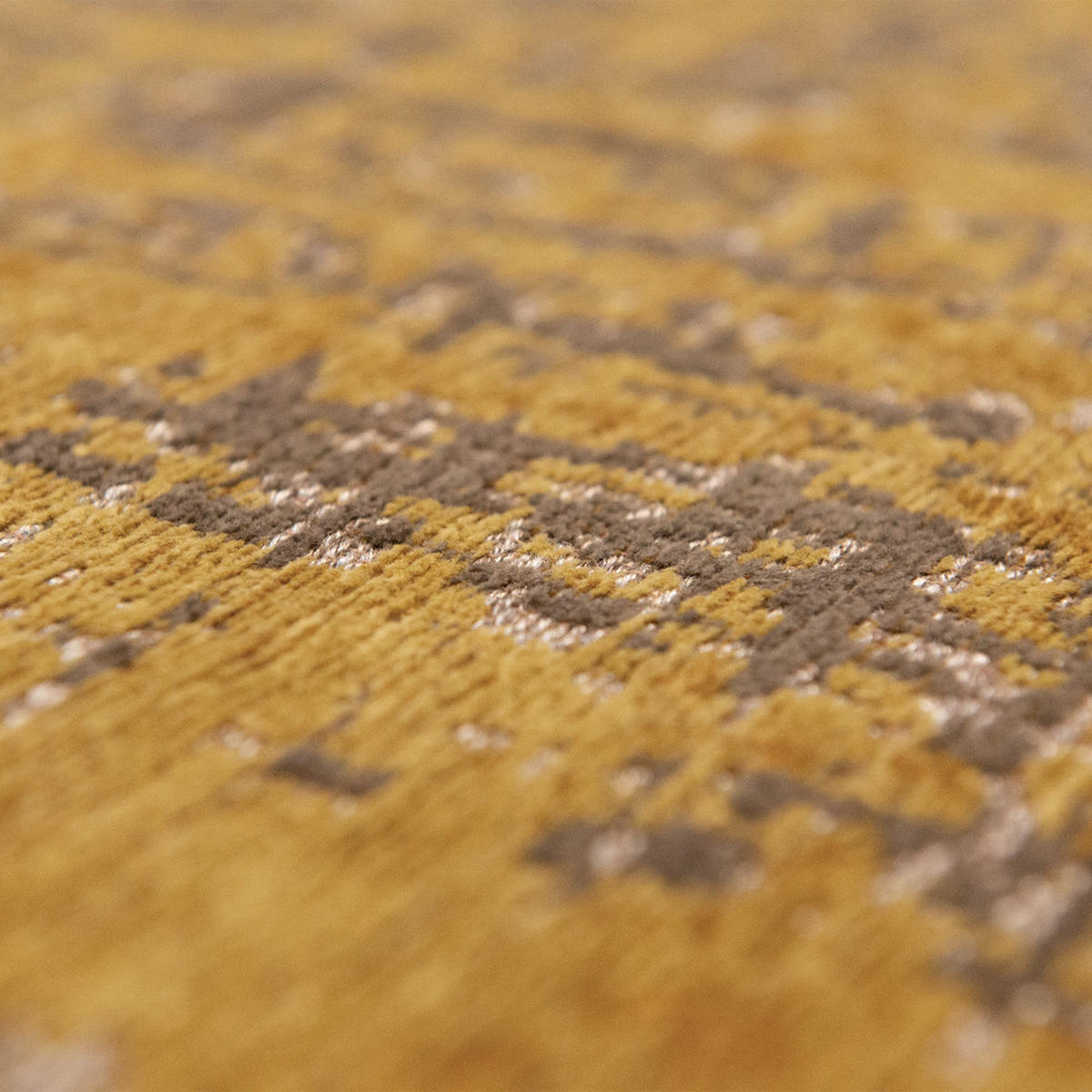 TEPPICH Liberty Gold Mad Men 80/150 cm - Gelb, Textil (80/150cm) - Louis De Poortere