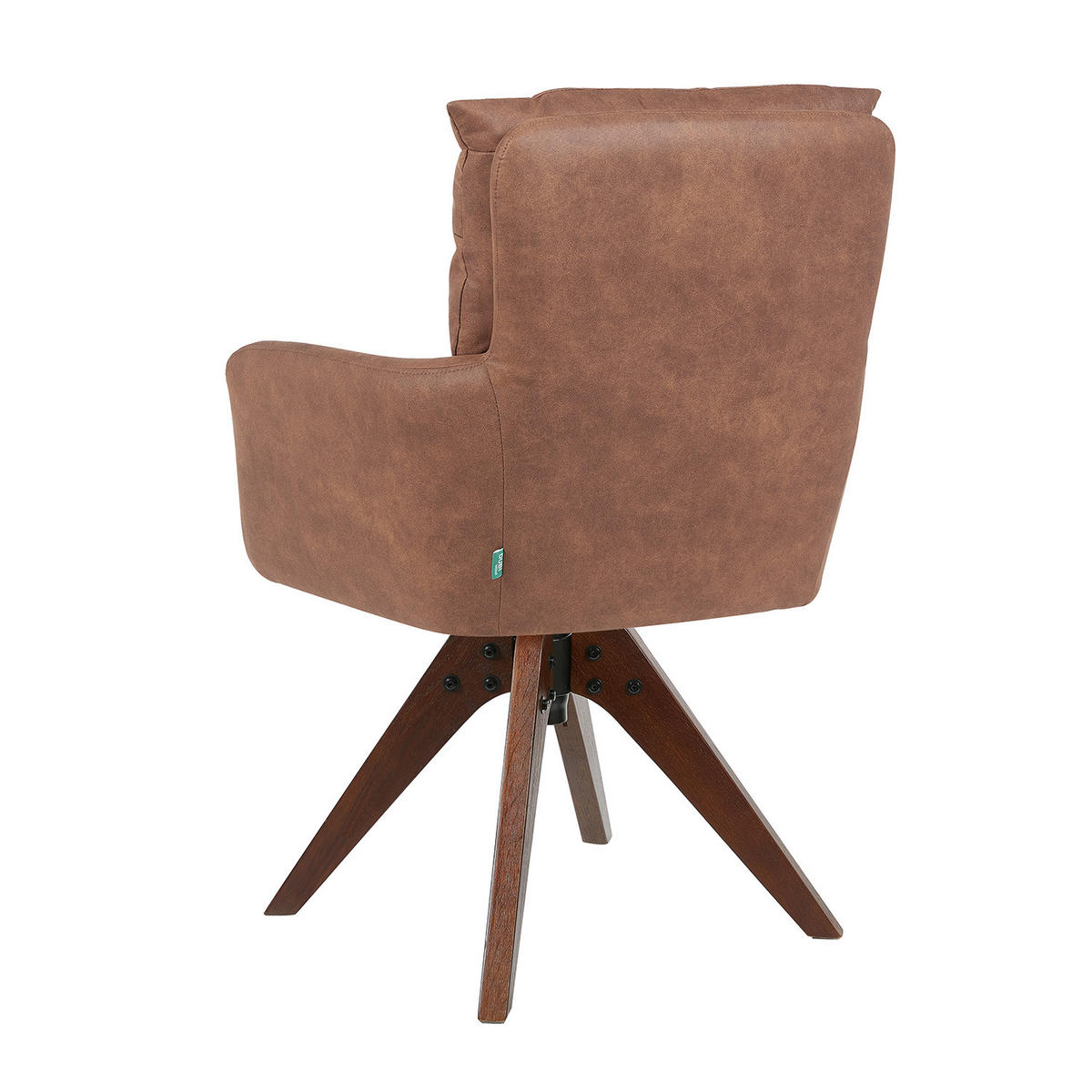 ARMLEHNSTUHL Mika-Juna 2er-Set - Nussbaumfarben/Braun, Eichenholz/Holz (59/94/66cm) - DUBI Möbel