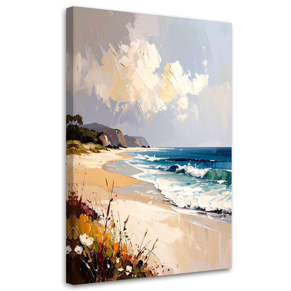 Feeby Leinwandbild Blau 20x30 cm