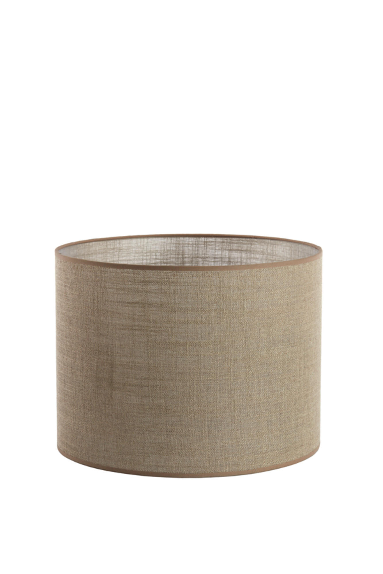 LAMPENSCHIRM Caden Braun Ø40/30 cm - Braun, Textil (40/40/30cm) - Light & Living