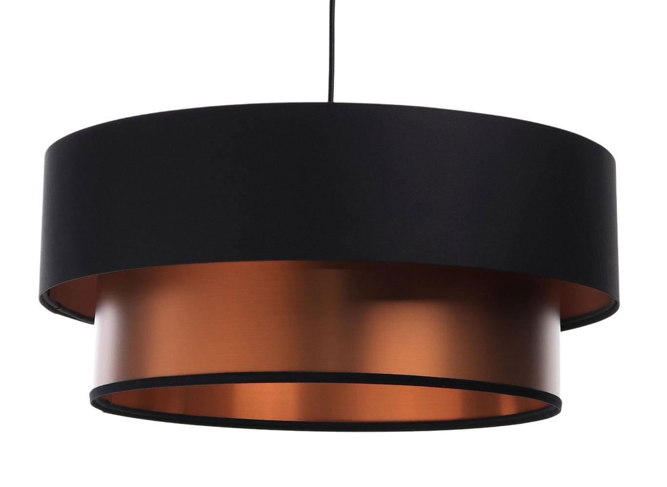 HÄNGELEUCHTE Kupfer 40/20 cm - Schwarz/Kupferfarben, Kunststoff (40/1/20cm) - ONZENO