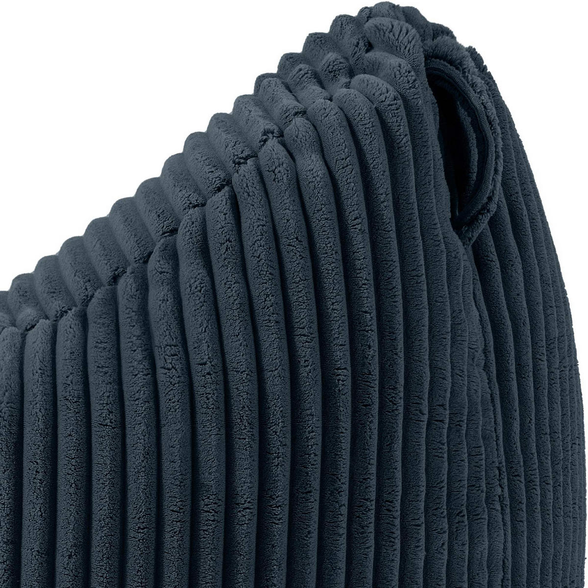 SITZSACK COSMO II aus Kordstoff, Dunkelblau - Dunkelblau, Textil (85/80/85cm) - KONSIMO®