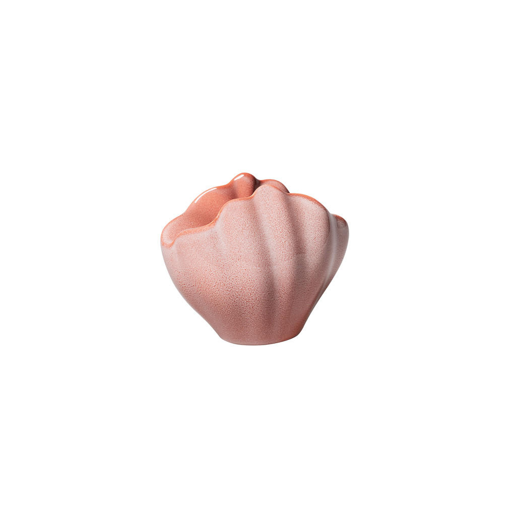 KERZENSTÄNDER Perlemor Home rosa 11 x 8 x 10 cm - Rosa, Keramik (7.9/9.3/11.2cm) - like.Villeroy & Boch