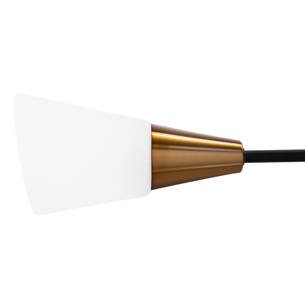 HÄNGELEUCHTE Aroyo 43/43/133 cm - Goldfarben, Glas (43/43/133cm) - Beliani