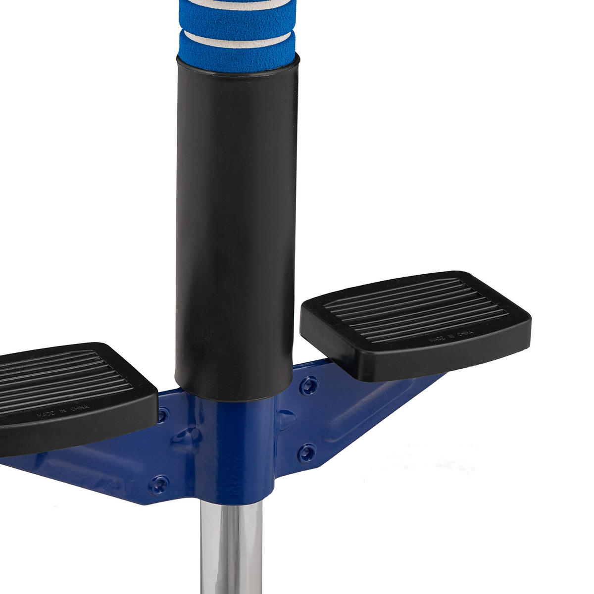 POGO-STICK - Blau, Kunststoff/Textil (24/6cm) - Relaxdays