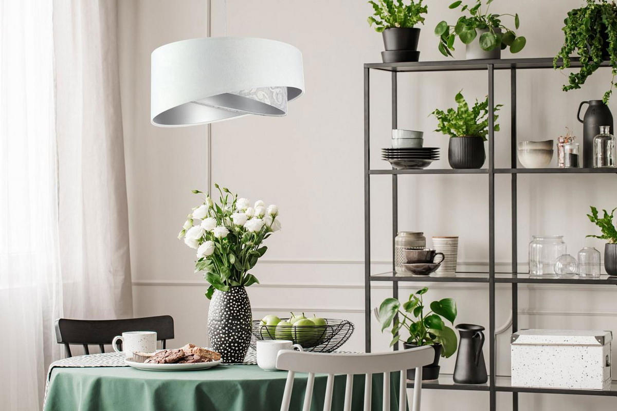 HÄNGELEUCHTE Grau 50/23 cm - Grau, Kunststoff (50/1/23cm) - ONZENO