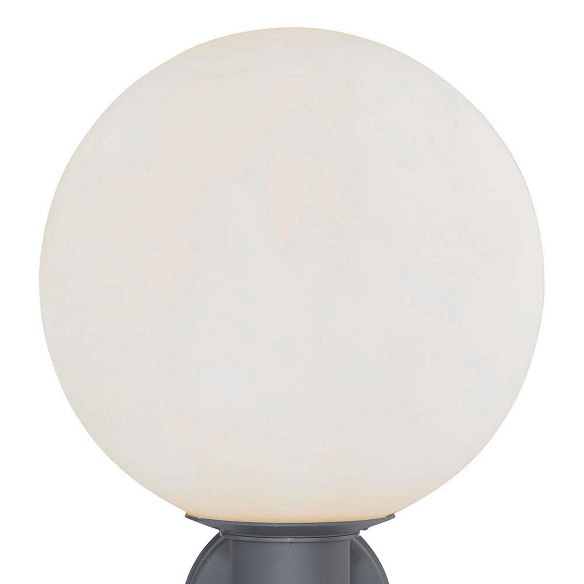 AUSSEN-WANDLEUCHTE Aluminium Anthrazit Glas Weiß - Anthrazit, Glas (25/37/26.5cm) - Globo Lighting