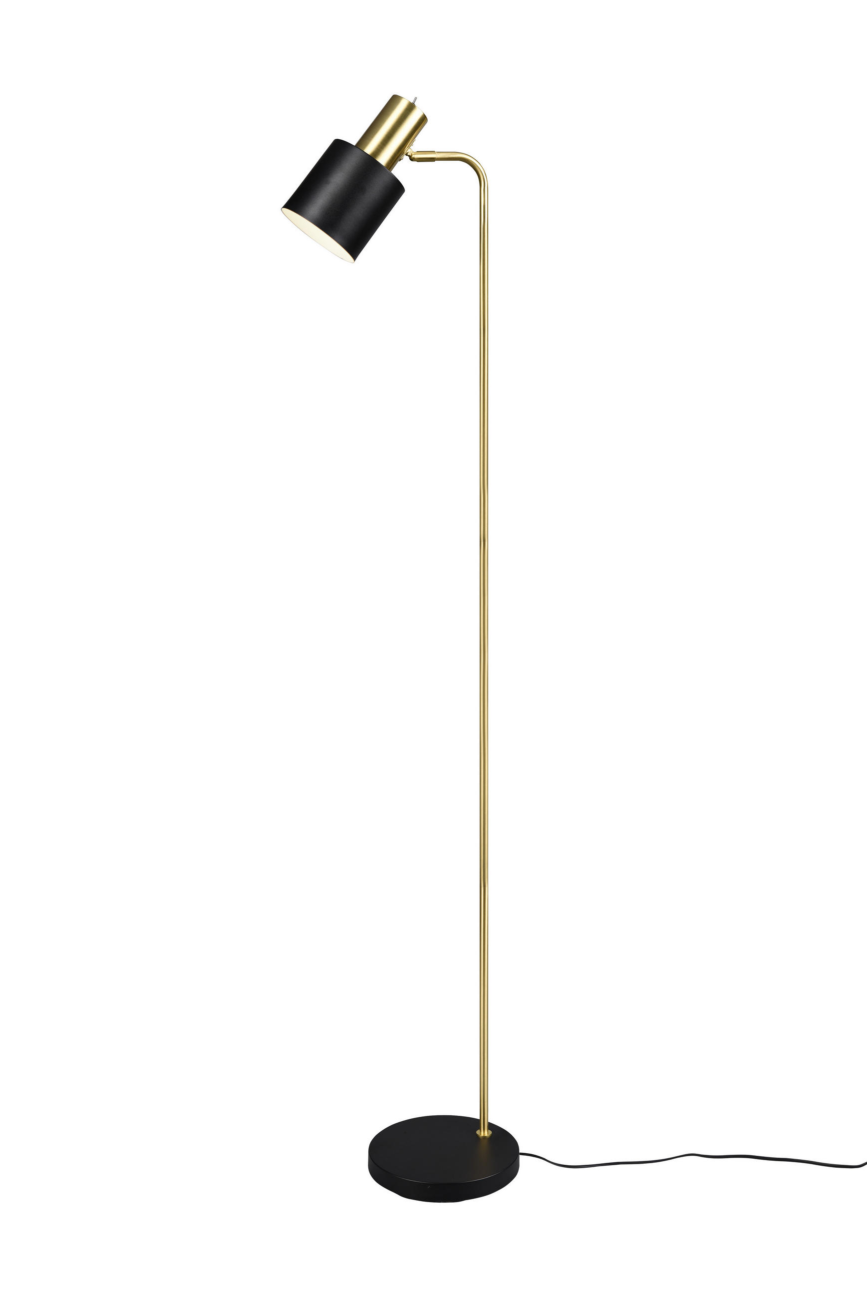 STEHLAMPE ADAM - Schwarz - 0/0/153.5 cm - Schwarz, Metall (22/22/153.5cm) - Trio Leuchten