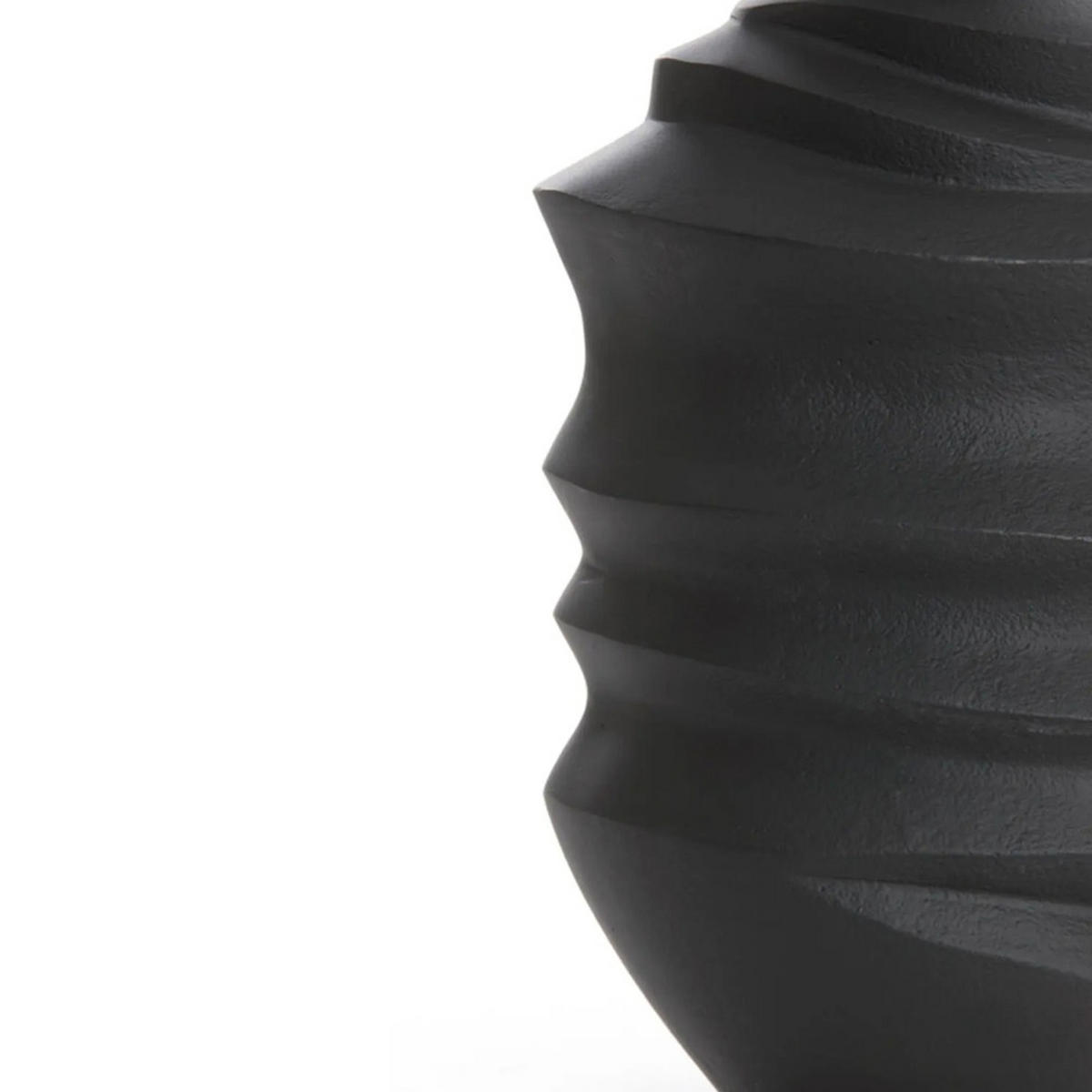 LEUCHTENFUSS SHARON 21x14x41 cm, Metall, Schwarz - Schwarz, Keramik (21/14/41cm) - Light & Living