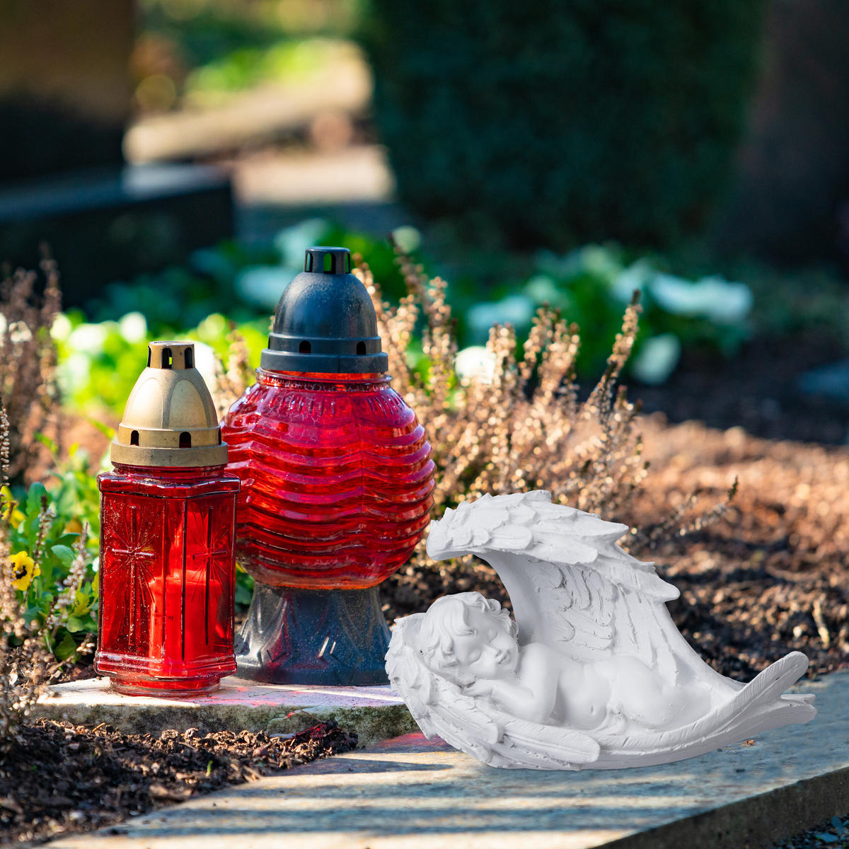 GRABENGEL - Weiß, Kunststoff (21/13/9cm) - Relaxdays