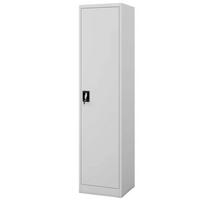 AKTENSCHRANK abschließbar KADO mit Flügeltüren 185x45x40cm Grau - Grau, Metall (45/185/40cm) - DELUKE