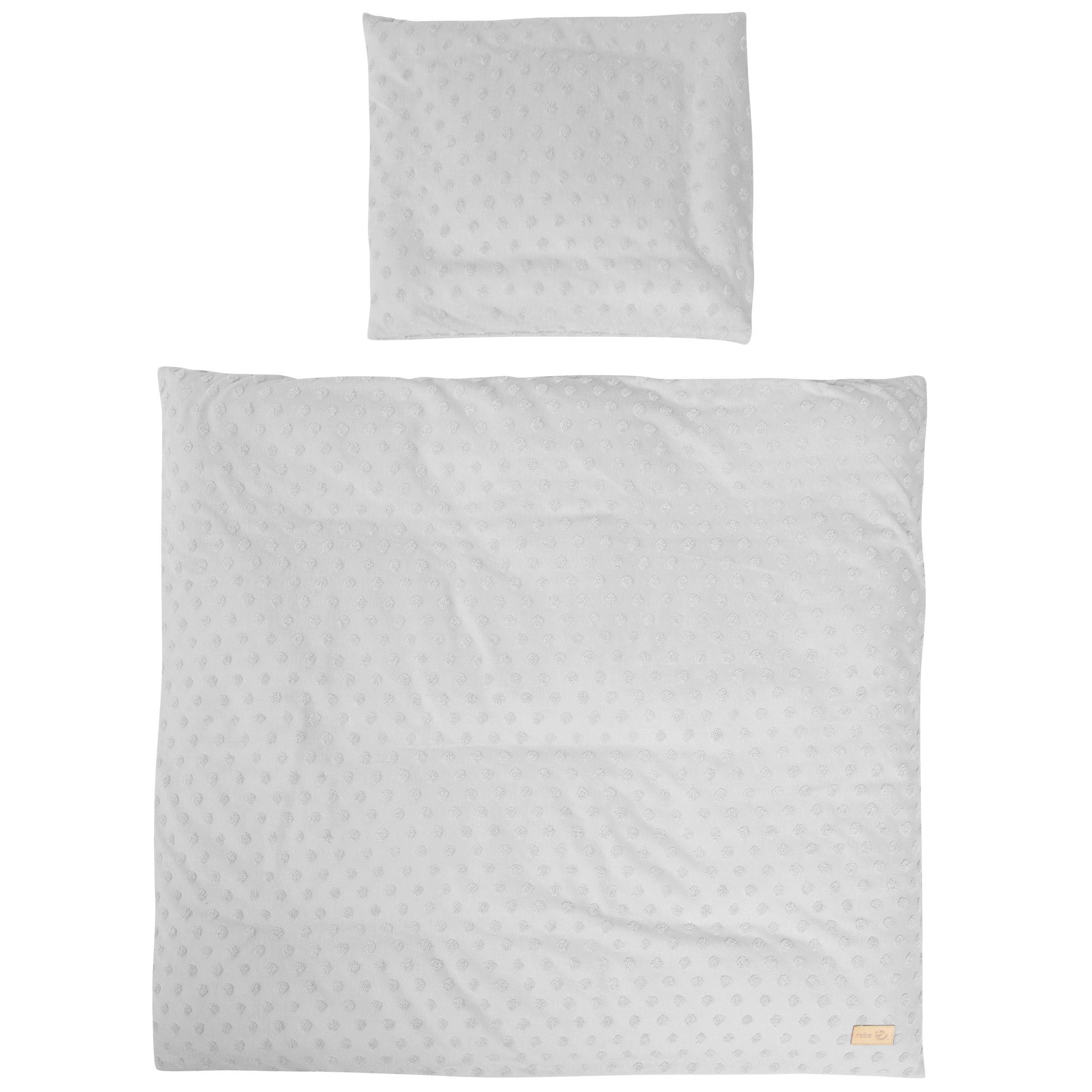 WIEGENBETTWÄSCHE Lil Planet 80x80 cm grau - Hellgrau, Textil (80/80cm) - Roba