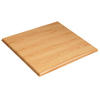 TISCHPLATTE quadratischer 60 cm, Hellholz - Hellbraun/Eichefarben, Holz (60/2/60cm) - Oviala