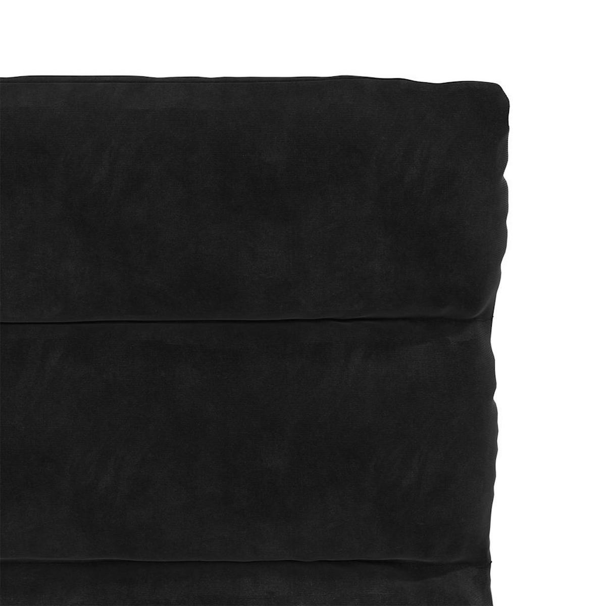 ESSZIMMERSTÜHLE 4 Stk. Schwarz Samt 45*54*83cm - Schwarz, Metall (45/83/54cm) - ZMH