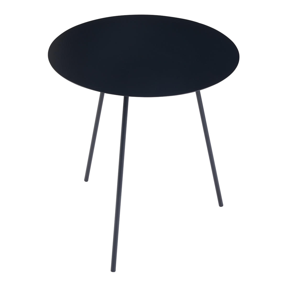 BEISTELLTISCH-SET 2 TLG. Sula - Schwarz, Metall (50/50/53cm) - [en.casa]