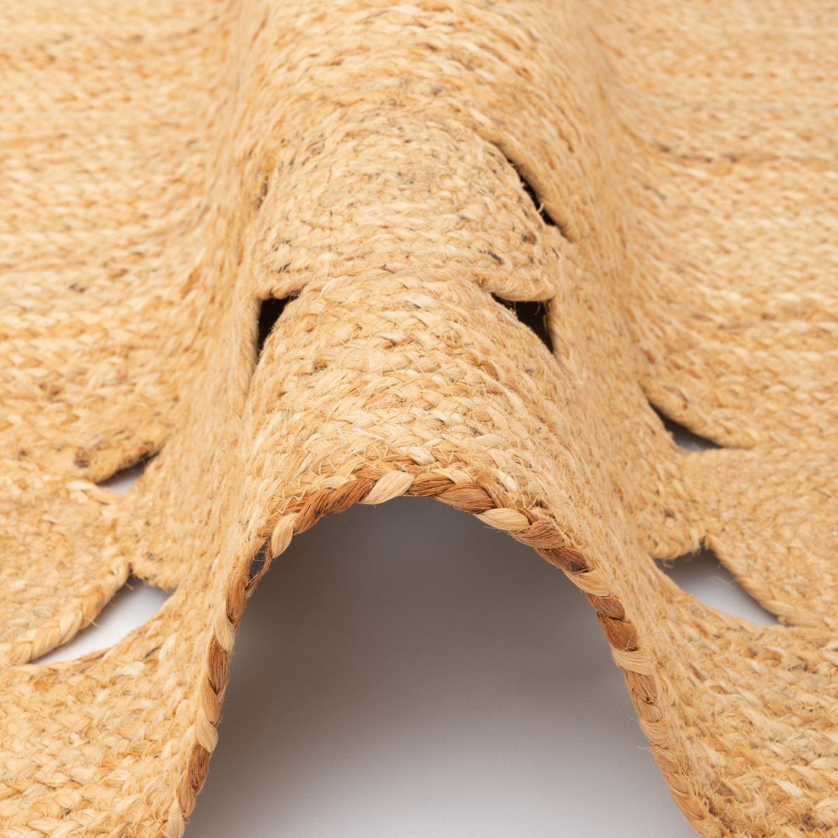NATURFASER TEPPICH JUTE SALSA ETHNO BORDÜRE - Beige, Textil (200/300cm) - Pergamon