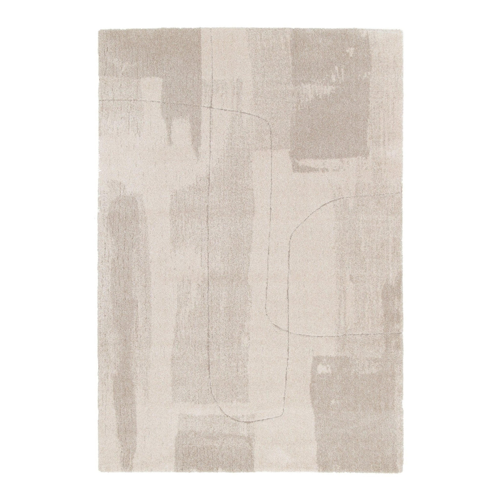 TEPPICH Design extrem weich beige - Beige, Textil (160/230cm) - AFK Living