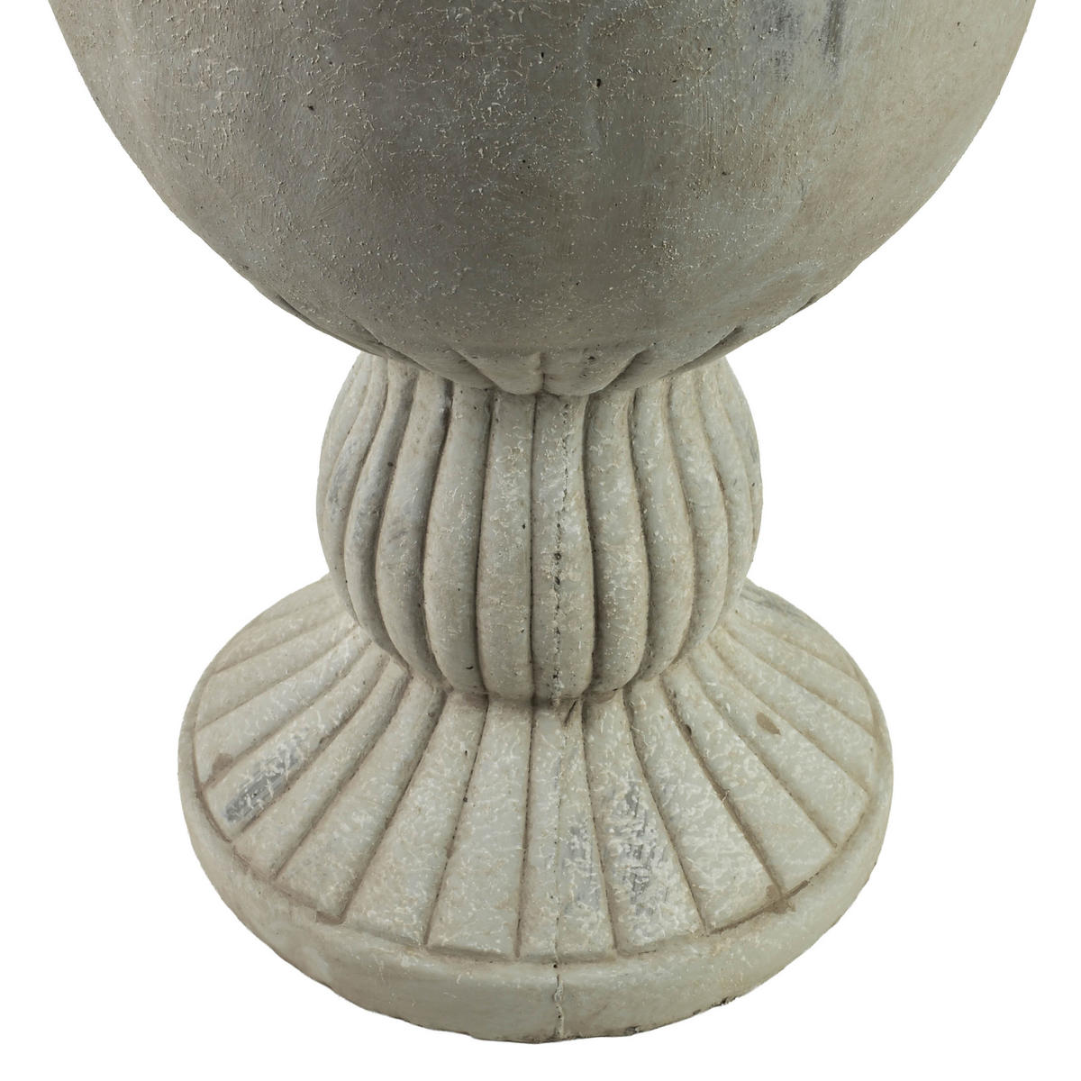 VASE Sidi beige 31/31/49 Keramik - Grau, Keramik (49cm) - Mondex