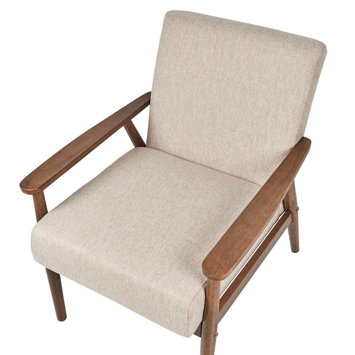 SESSEL Beige Esrum - Beige, Textil (62/79/80cm) - Beliani