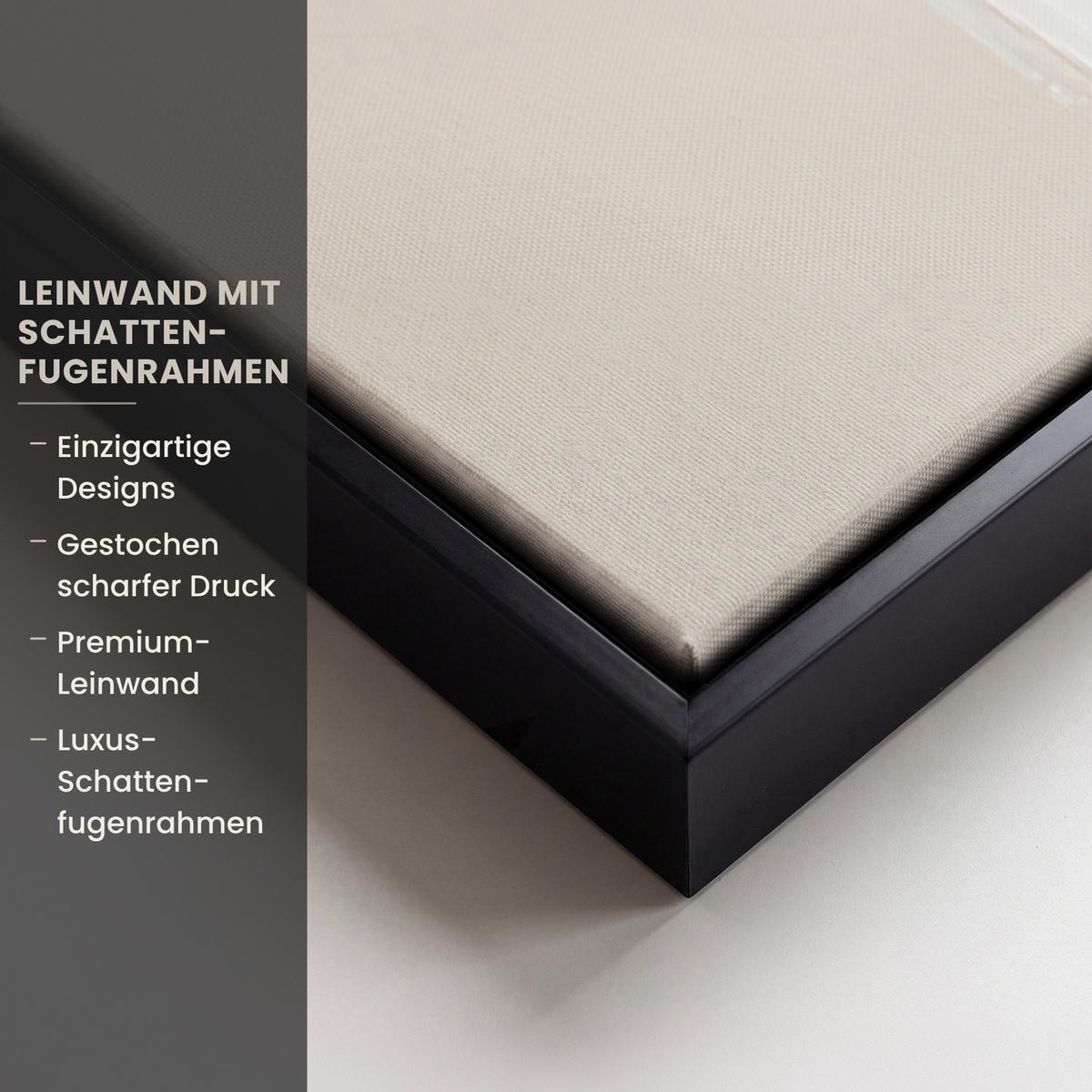 LEINWAND Bilder mit Rahmen - Abstrakt - Gold - Silber - Formen - Ästhetisch - Modern - 100x150 - Goldfarben, Textil (100/150cm) - MuchoWow