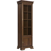 VITRINENSCHRANK Kora Samoa King 58 / 40 / 193cm - Braun, Holz/Holzwerkstoff (58/193/40cm) - Feldmann-Wohnen