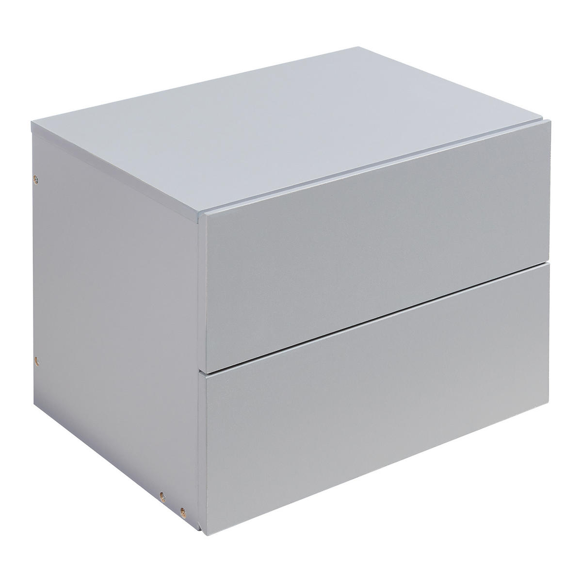 WANDREGAL Ampfing - Hellgrau, Holzwerkstoff (40/30/29cm) - [en.casa]