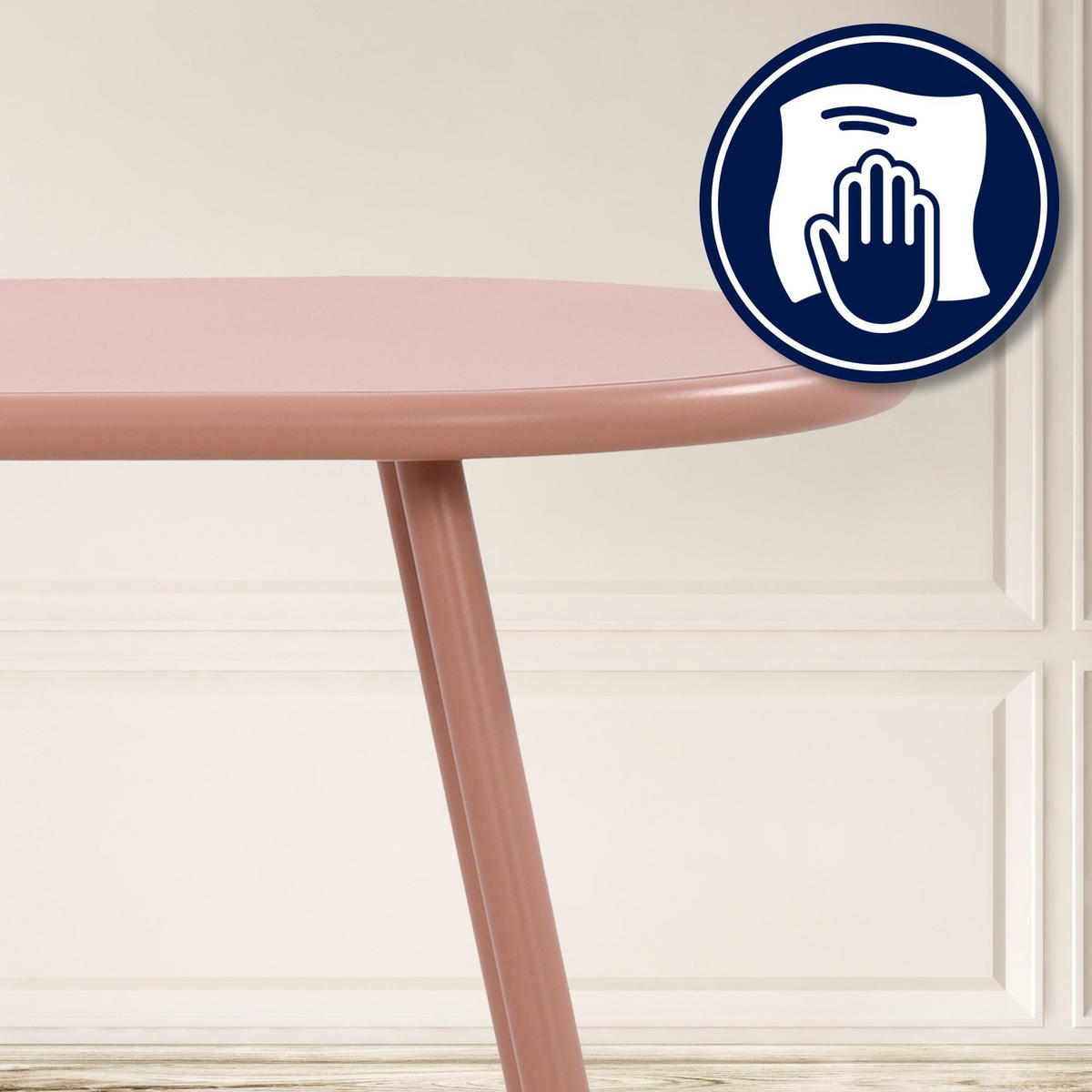 GARTENSITZGRUPPE Kunststoff pink - Pink, Kunststoff - CLP