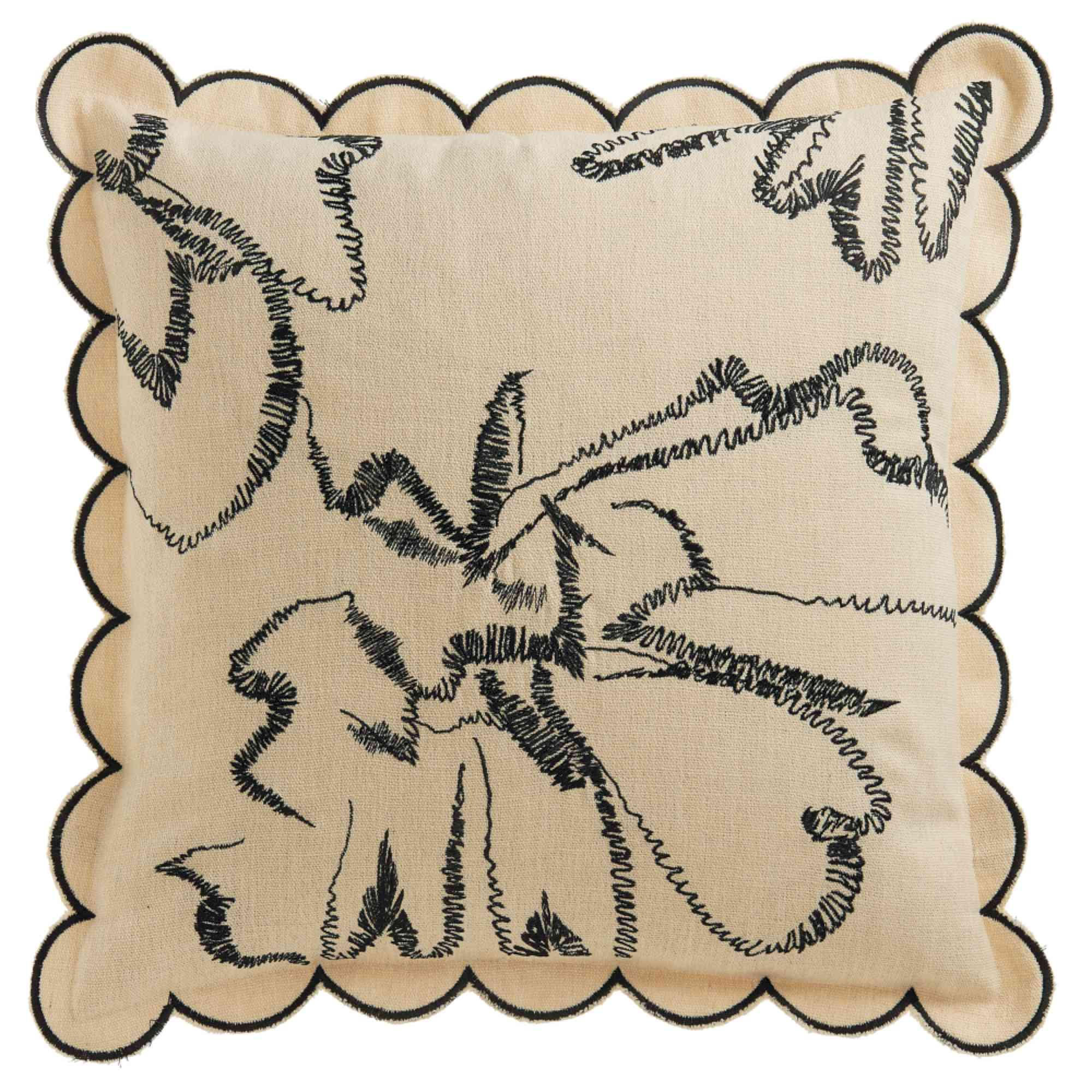 ZIERKISSENHÜLLE GRACE - Beige, Textil (45/45cm) - Esprit