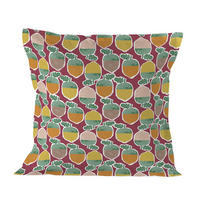 KISSENBEZUG harvestwood 80x80 cm mehrfarbig - Multicolor, Textil (80/80cm) - Happy Friday