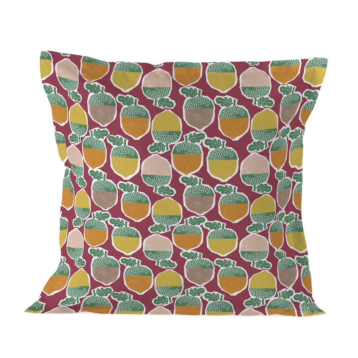 KISSENBEZUG harvestwood 80x80 cm mehrfarbig - Multicolor, Textil (80/80cm) - Happy Friday