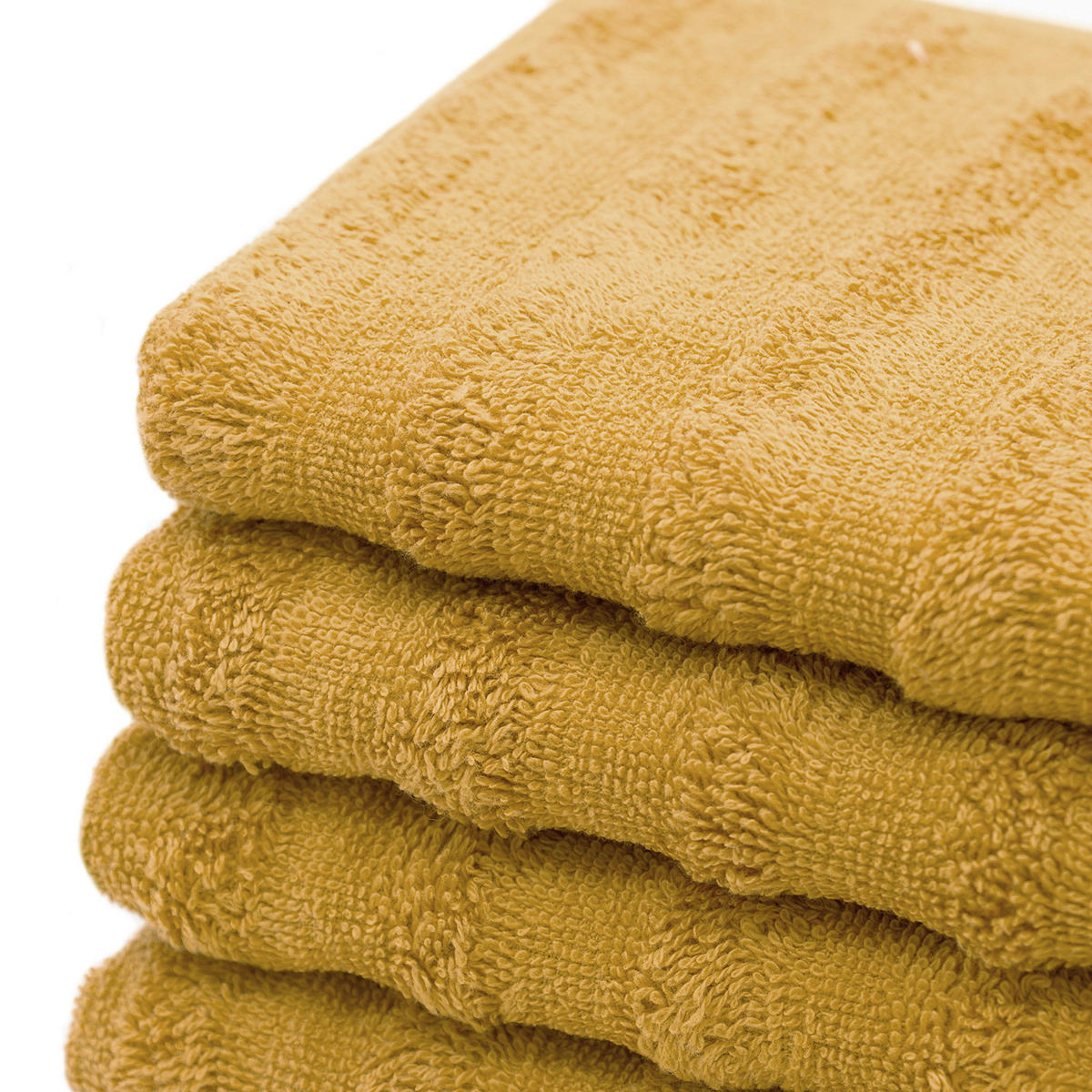 GÄSTETÜCHER, 10er-Set, 30x50 cm, 100% Baumwolle, Gelb - Currygelb, Textil (30/50cm) - Zollner