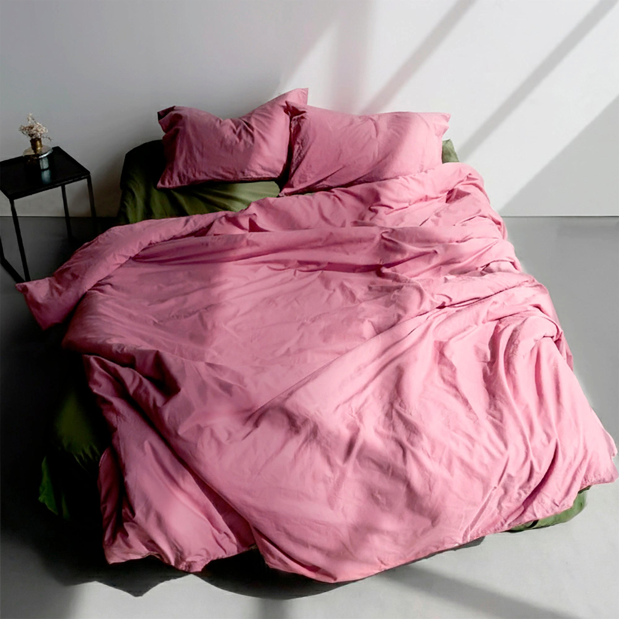 Happy Friday Bettbezug Magenta 220x220 cm