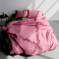 BETTBEZUG Basic Magenta 240x220 cm (Übergrösse) - Magenta, Textil (240/220cm) - Happy Friday