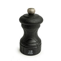 PFEFFERMÜHLE Bistro Nature Black 10cm Buchenholz Schwarz Stahlmahlwerk - Schwarz, Holz (5.3/10/5.3cm) - PEUGEOT