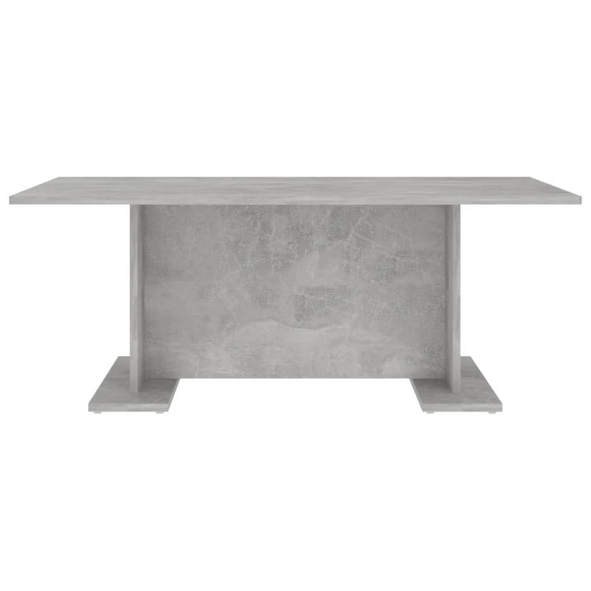 COUCHTISCH Betongrau 103,5x60x40 cm Holzwerkstoff - Grau, Holzwerkstoff (103.5/60/40cm) - furnicato