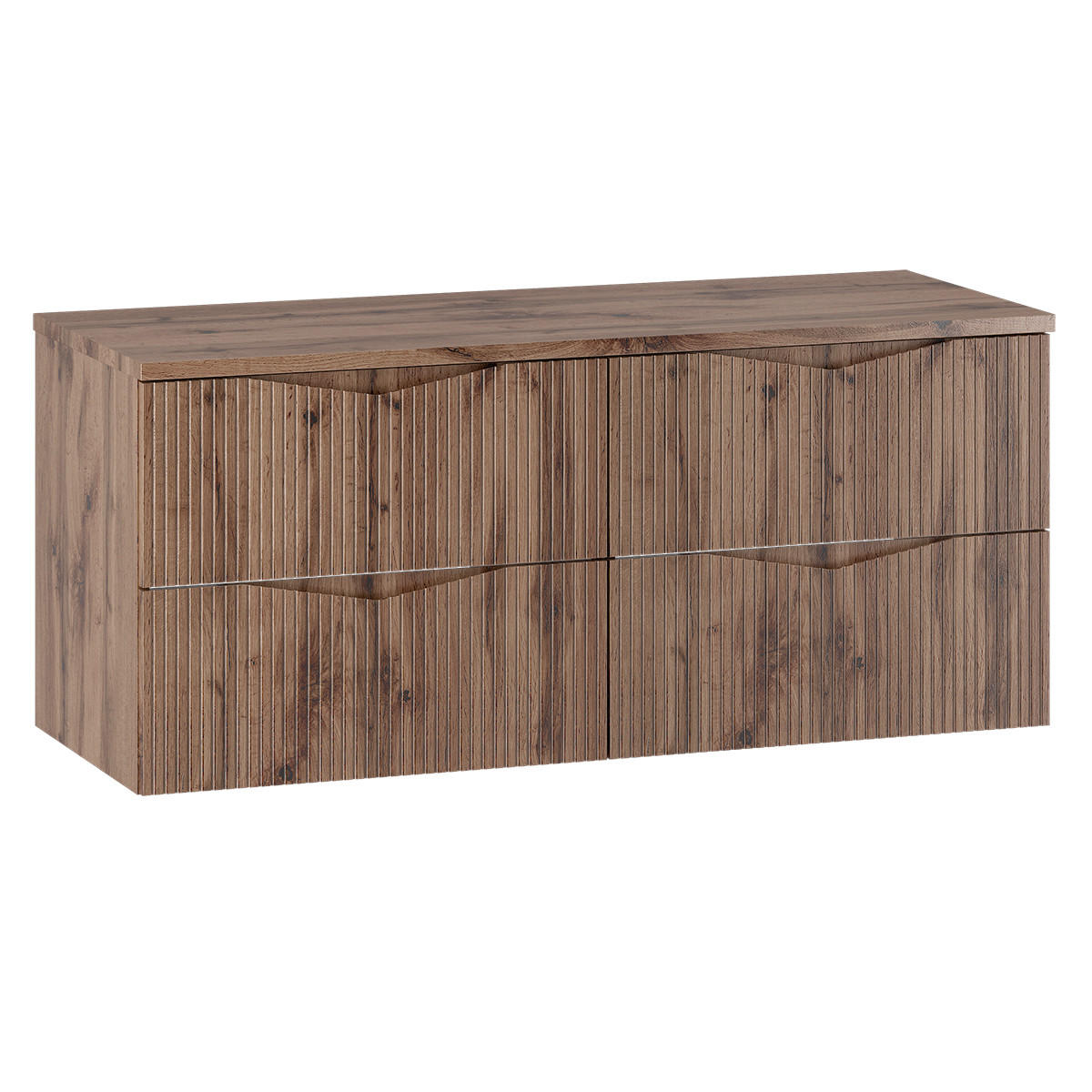 WASCHTISCHUNTERSCHRANK 120.6cm Tao Holz - Braun, Holzwerkstoff (120.6/52.2/46.5cm) - Petits-meubles