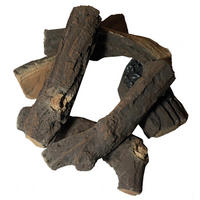 BRENNHOLZ Keramik in Fallholz-Optik - Braun, Keramik (27/15/38cm) - Elementi