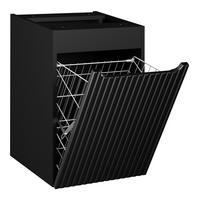 BADKOMMODE Newport-56 - Schwarz, Holzwerkstoff (40/57/39cm) - Lomado